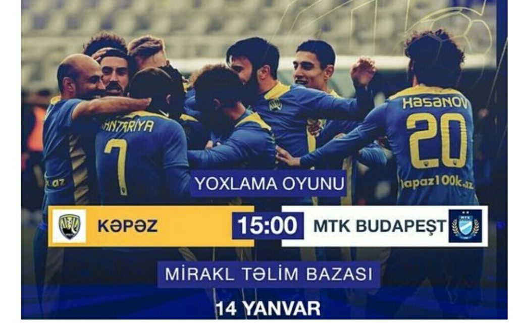 "Kəpəz" Macarıstan klubunu məğlub etdi