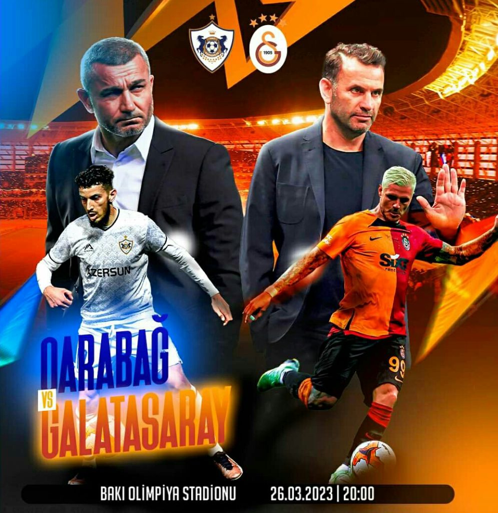 “Qarabağ” – “Qalatasaray” matçını Türkiyə telekanalı canlı yayımlayacaq