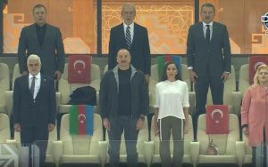 Prezident və xanımı "Qarabağ" - "Qalatasaray" oyununda - FOTO