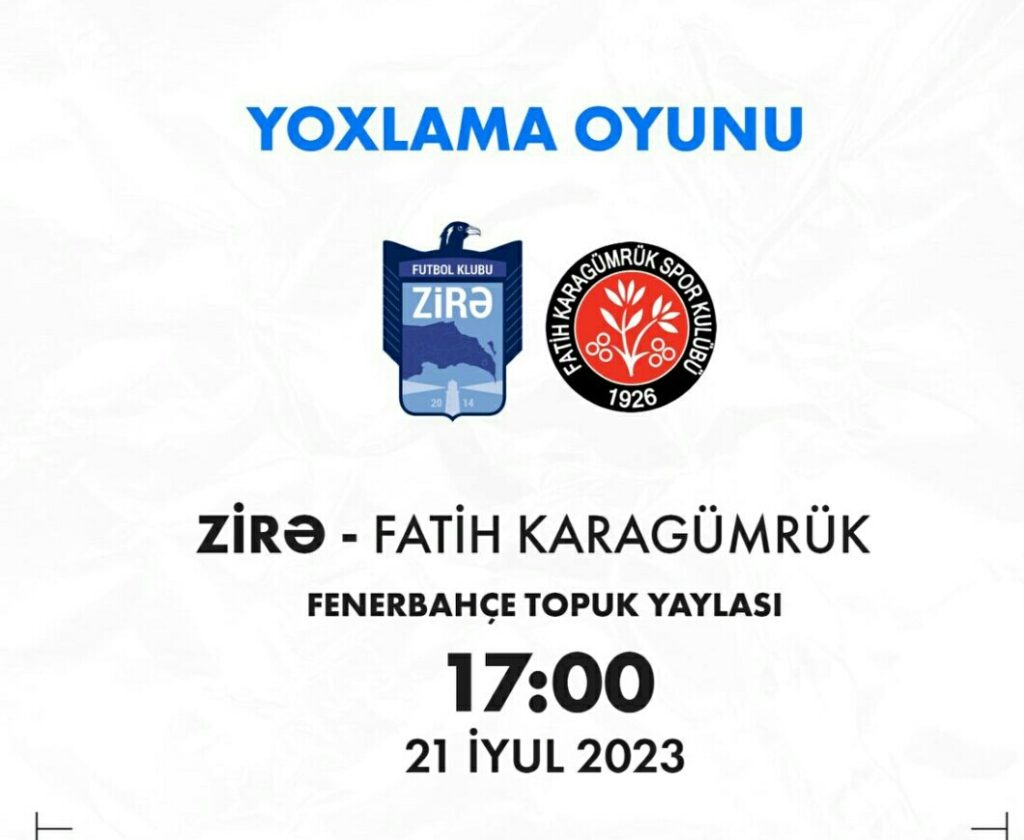 "Zirə" Super Liqa klubu ilə qarşılaşacaq