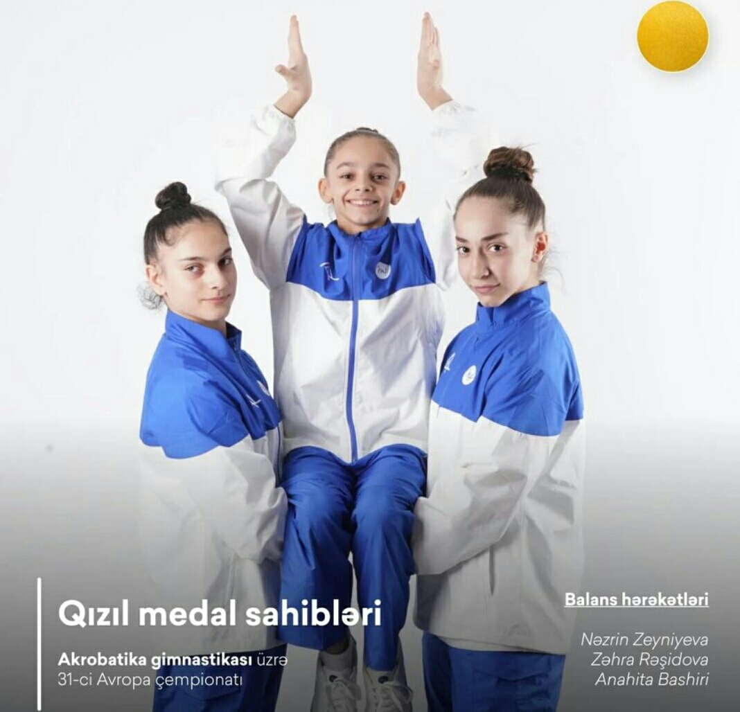 Azərbaycanlı gimnastlar Avropa çempionu oldu