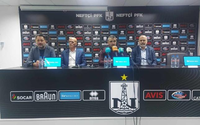 "Neftçi" yeni baş məşqçisini təqdim etdi