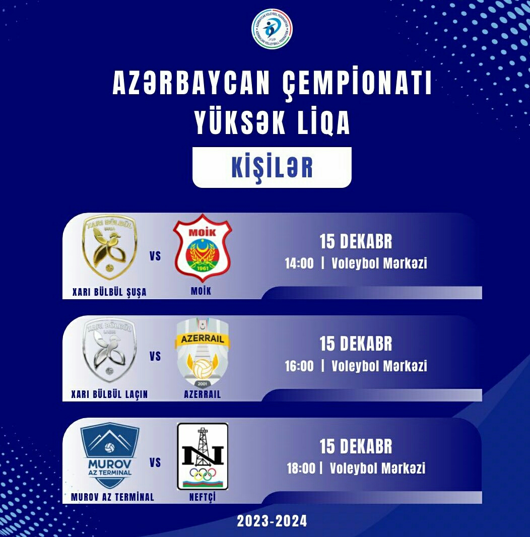Ölkə çempionatında növbəti oyunların vaxtı açıqlandı