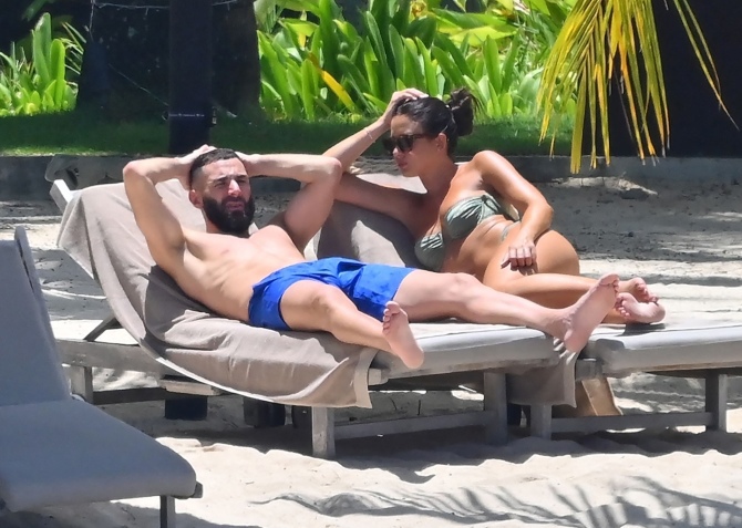 Benzema keçmiş həyat yoldaşını da götürüb bu adaya çəkildi – FOTO