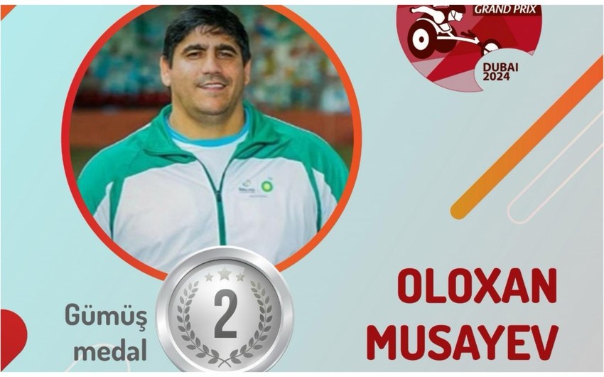 Azərbaycan idmançısı BƏƏ-də "gümüş" qazandı