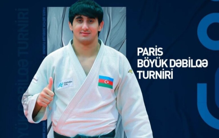 Azərbaycanın daha bir cüdoçusu Parisdə gümüş medal qazandı