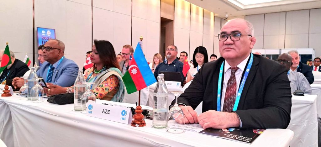 Firdovsi Umudov Avropa Ağırlıqqaldırma Federasiyasının prezidenti ilə görüşdü