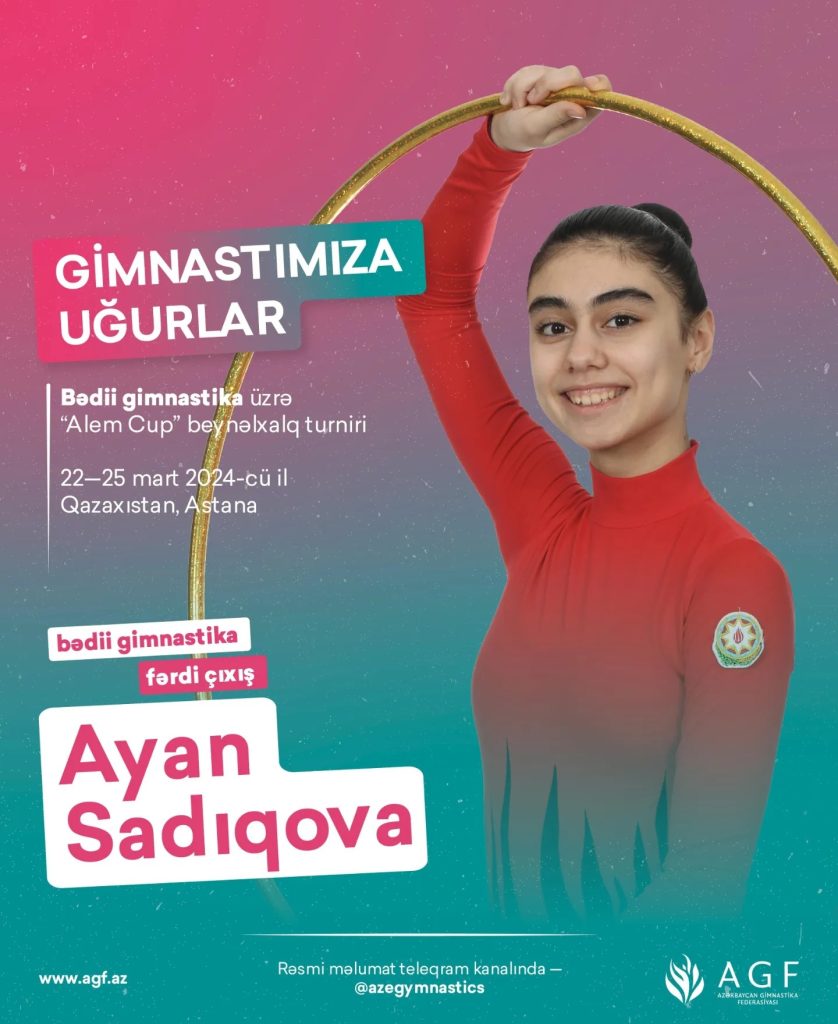 Azərbaycanlı gimnastlar Qazaxıstanda beynəlxalq turnirdə iştirak edəcəklər