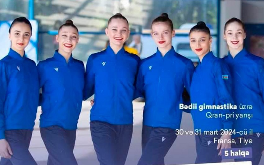 Azərbaycanın gimnastika millisi Fransada qızıl medal qazandı