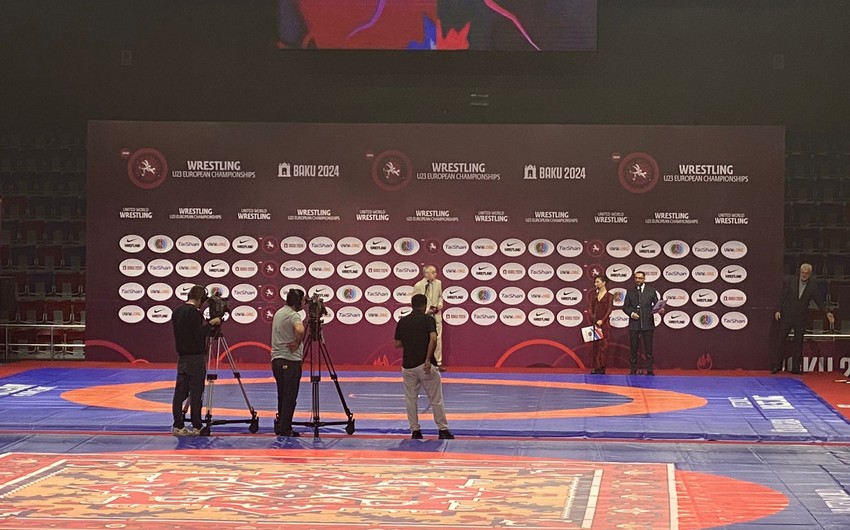 Bakıda güləş üzrə U-23 Avropa çempionatının açılış mərasimi keçirilib