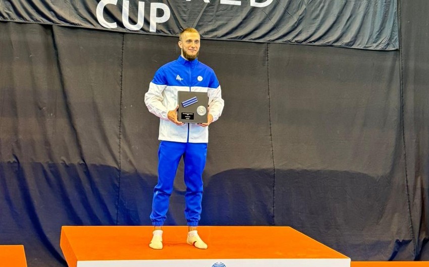 Azərbaycan idmançısı Beynəlxalq Gimnastika Federasiyasının kubokunu qazandı