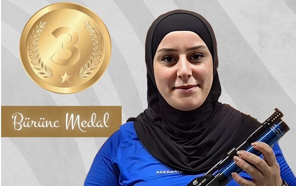 Azərbaycan paraatıcısı qran-pridə bürünc medal qazandı
