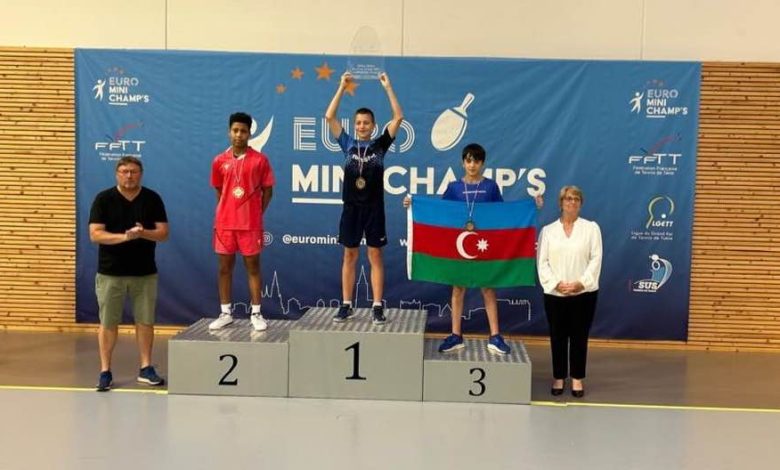 Azərbaycan tennisçisindən Fransada bürünc medal