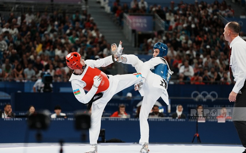 Paris-2024: Azərbaycan taekvondoçusu yarımfinalda