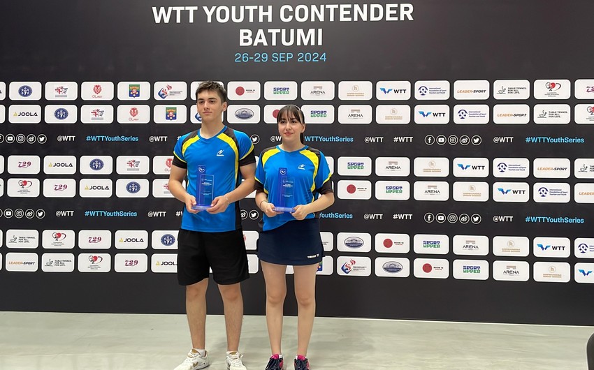 Azərbaycanın stolüstü tennisçiləri beynəlxalq yarışda mükafat qazanıblar