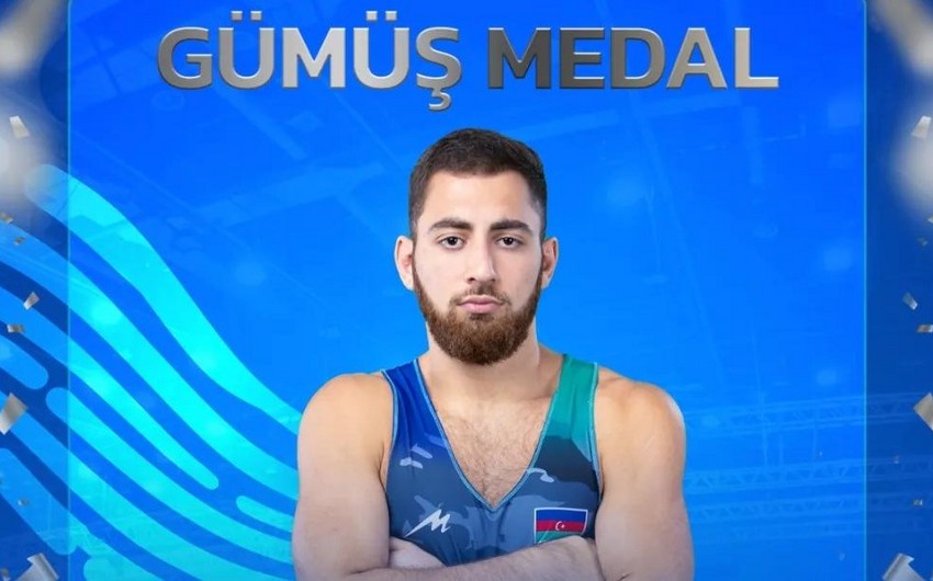 Azərbaycan güləşçisi dünya çempionatında gümüş medal qazandı