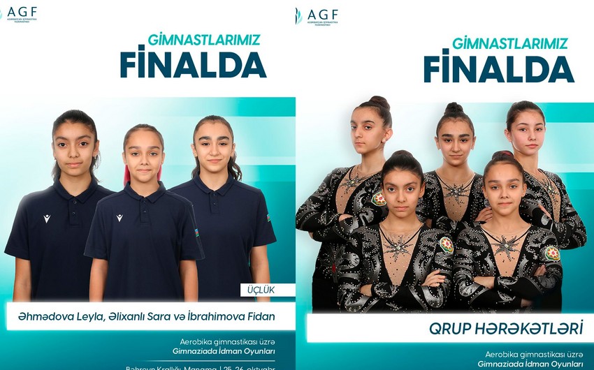 Azərbaycan gimnastları Gimnaziadada finala vəsiqə qazandılar
