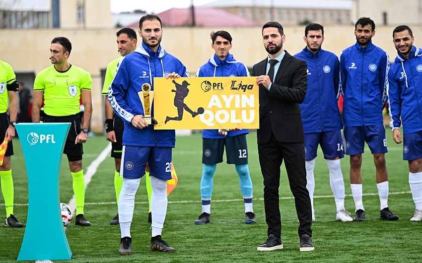 Azərbaycan II Liqasında "Ayın qolu" layihəsinin ilk qalibi mükafatlandırıldı