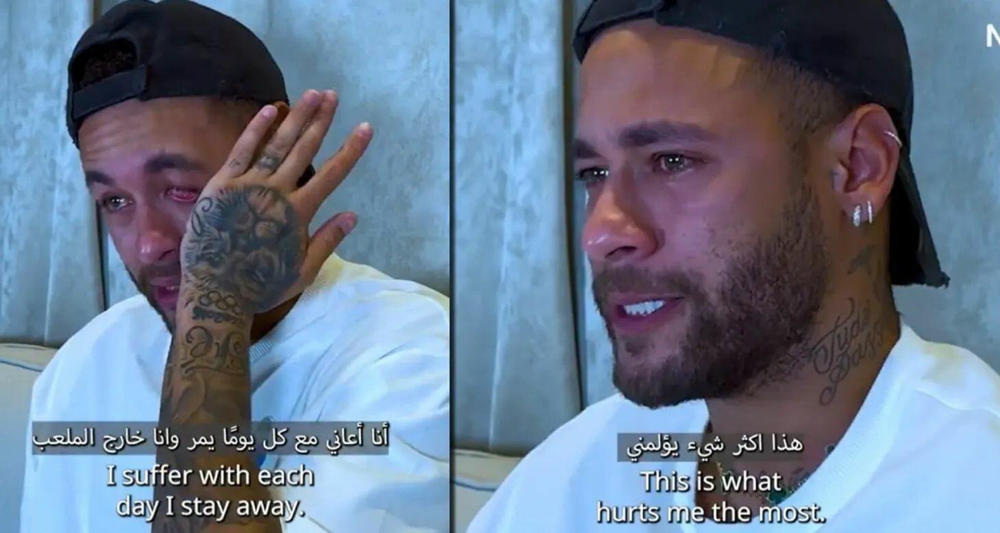Neymar hönkür-hönkür ağladı - VİDEO
