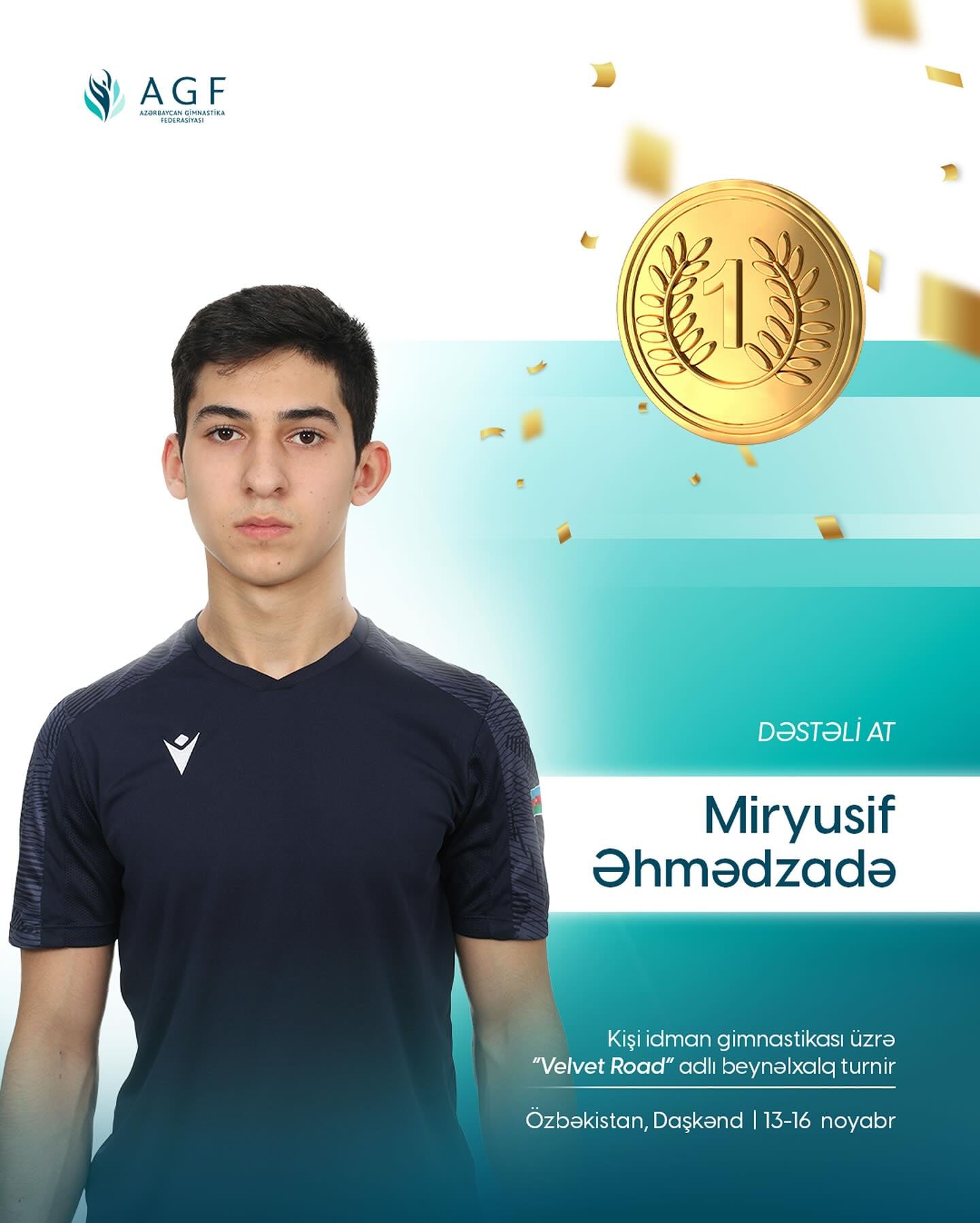 Gimnastımız beynəlxalq turnirdə qızıl medal qazandı