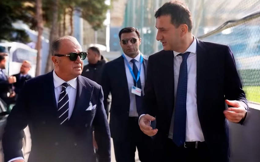 Fatih Terim "Qarabağ"ın bazasını ziyarət etdi - VİDEO