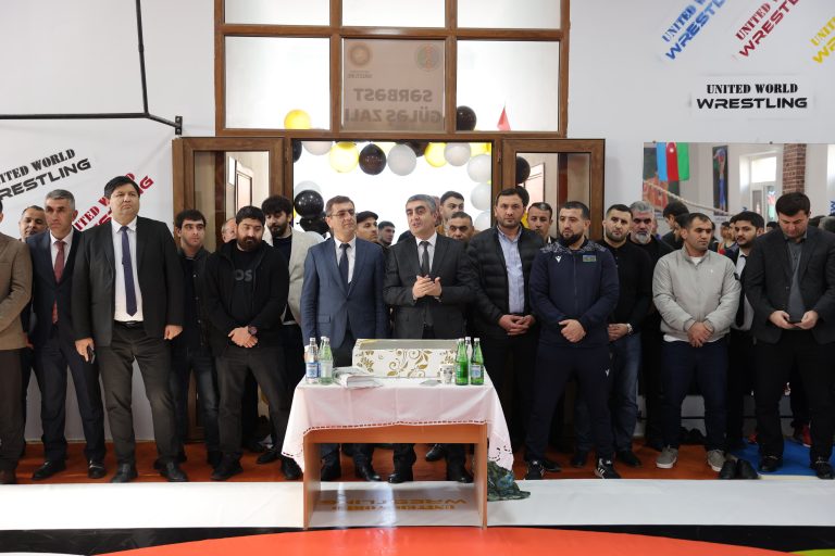 Daha bir güləş zalı istifadəyə verildi