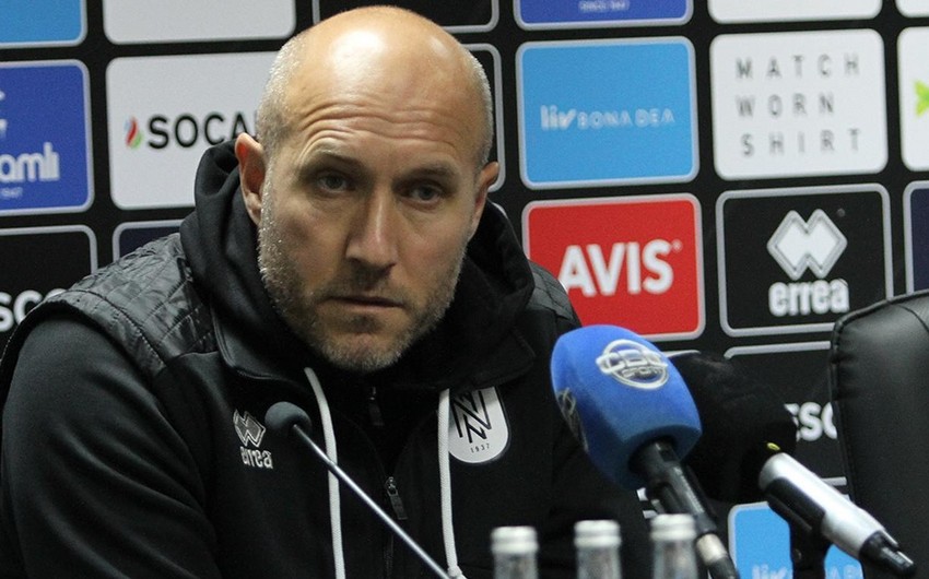"Neftçi"nin baş məşqçisi: "Futbolçulardan və onların göstərdikləri əzmkarlıqdan çox razı qaldım"