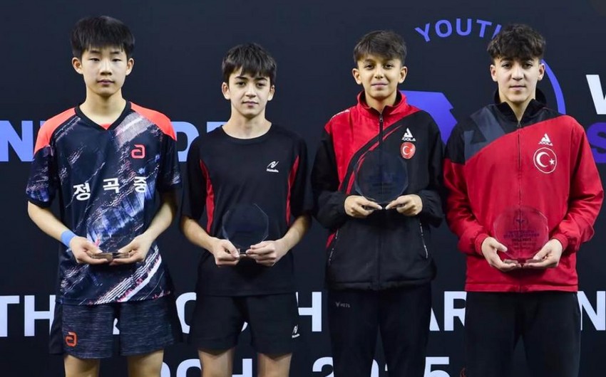 Azərbaycanın stolüstü tennisçiləri Dohadakı turniri 3 medalla başa vurdular