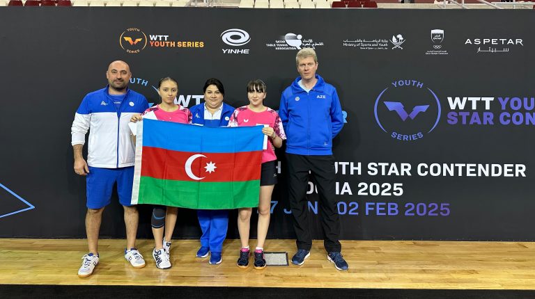 Stolüstü tennisçilərdən Dohada daha bir mükafat