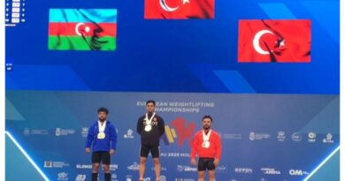 Azərbaycanlı ağırlıqqaldıran Avropa çempionatında 3 medal qazandı