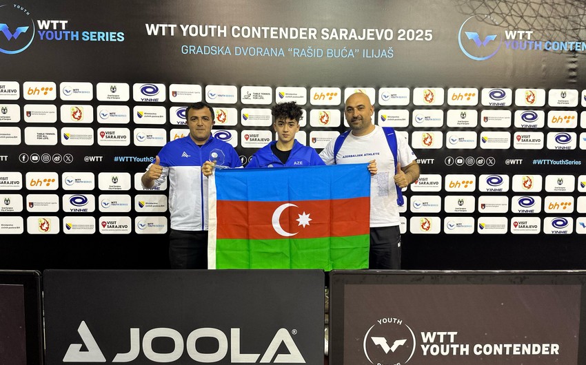 Azərbaycanın stolüstü tennisçisi Sarayevoda medal qazandı