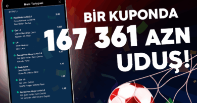 ETOPAZda rekord qazanc: Bir kuponda 167 min manat uduş!