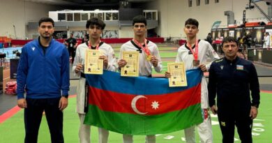 Azərbaycanın gənc taekvondoçuları 3 medal qazandılar