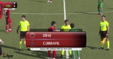 "Difai" – "Cəbrayıl" 1:1 - VİDEO