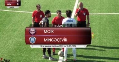 MOİK – "Mingəçevir" 1:3 - VİDEO