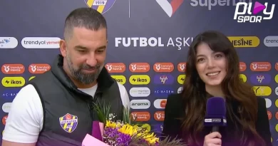 Arda Turan hamilə jurnalisti belə təbrik etdi – VİDEO