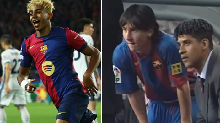Yamal doğulmamışdı: 20 il əvvəl Messi "Barsa"da ilk qolunu belə vurmuşdu - VİDEO