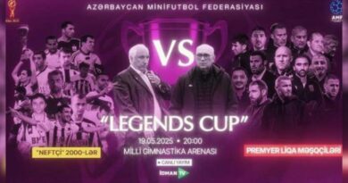 Azərbaycan futbolunun əfsanələri arasında oyun keçiriləcək