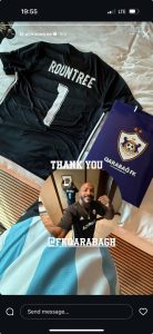 Rauntridən “Qarabağ”a təşəkkür