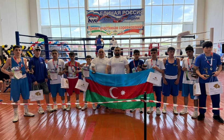 Azərbaycan boksçuları Rusiyadakı turnirdə 8 qızıl medal qazandı