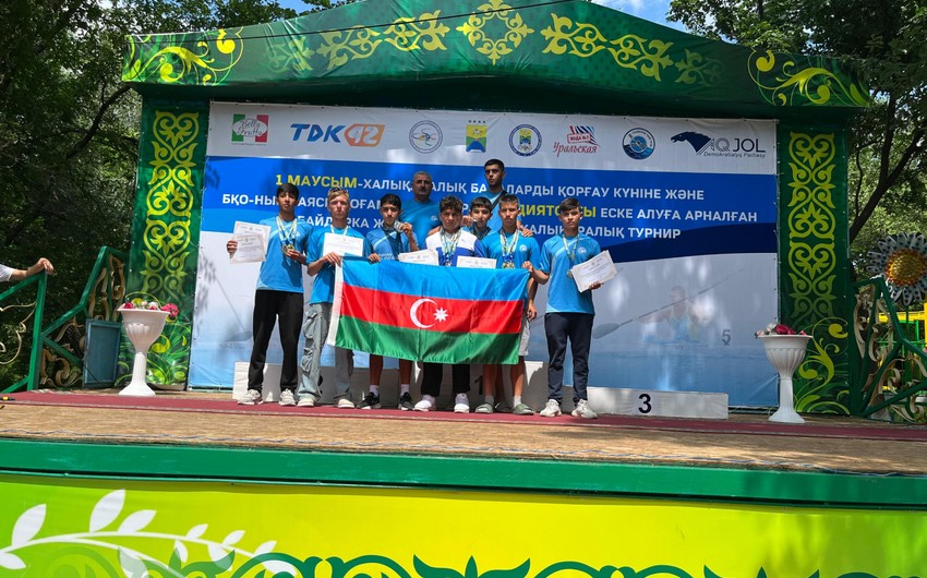 Azərbaycan avarçəkənləri Qazaxıstanda 14 medal qazanıblar