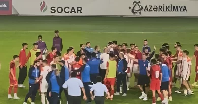 Azərbaycan-Monteneqro oyunundan sonra kütləvi dava - VİDEO