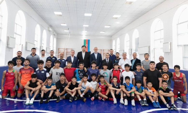 Güləş Federasiyasının yeni təlim-məşq mərkəzi açılıb