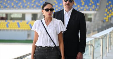 Prezident və xanımı Gəncə stadionunda