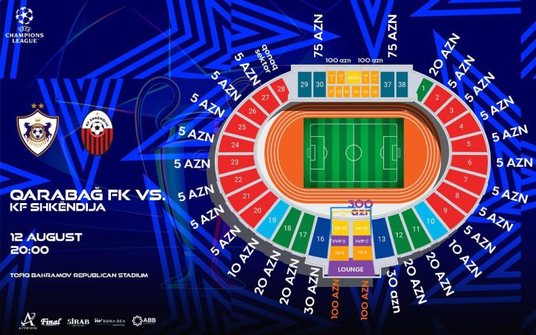 “Qarabağ”ın oyununa biletlər satışa çıxarılır