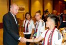 Azərbaycan millisinin futbolçuları Ərdoğanla görüşdülər