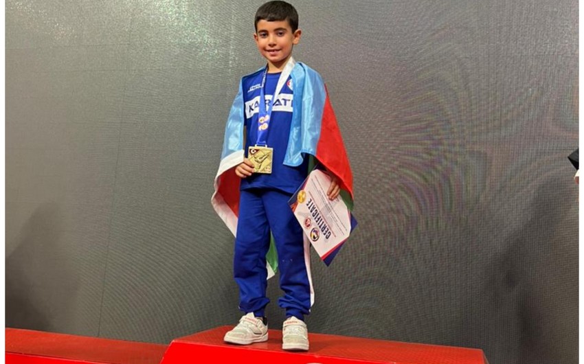 Azərbaycan karateçisi beynəlxalq turnirdə qızıl medal qazanıb