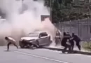 Ralli avtomobili izdihama çırpıldı: Ölənlər var - VİDEO