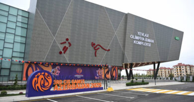 Yevlax Olimpiya İdman Kompleksi 1100 tamaşaçı tutumuna malikdir