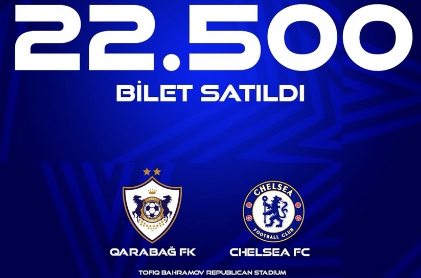 Çempionlar Liqası: "Qarabağ"ın oyununa 22 500 bilet satılıb